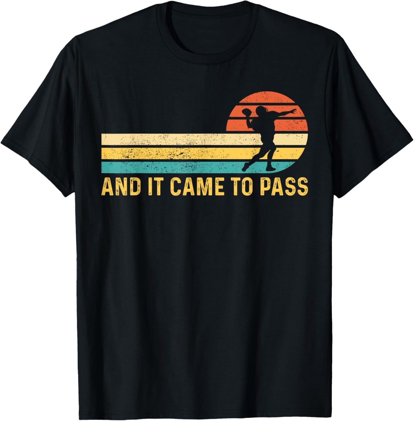 Funny Mormon Missionary LDS Football And It Came To Pass T-Shirt - T-Shirt | Black