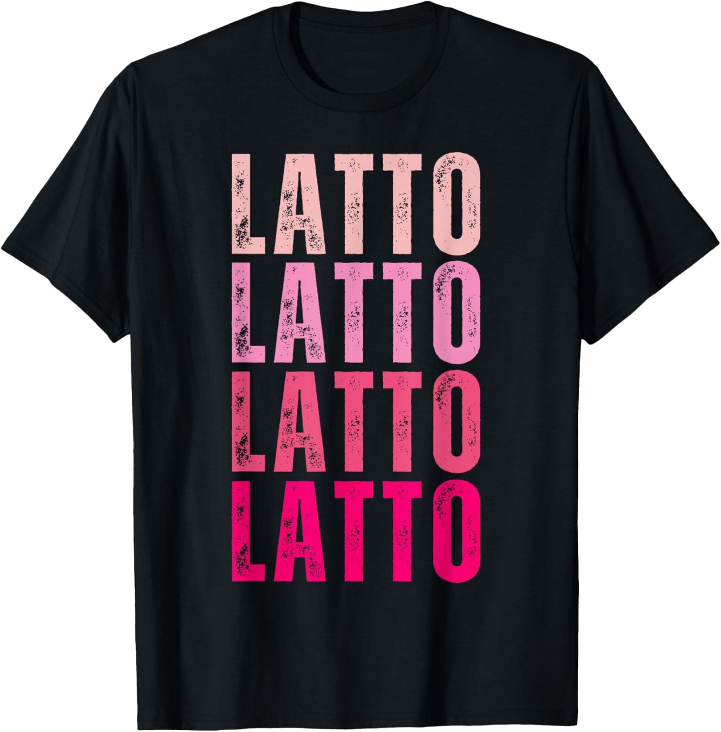 Personalized Name Latto I Love Latto Vintage T-Shirt - T-Shirt | Black