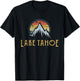 Lake Tahoe Vintage Retro T Shirt T-Shirt - T-Shirt | Black