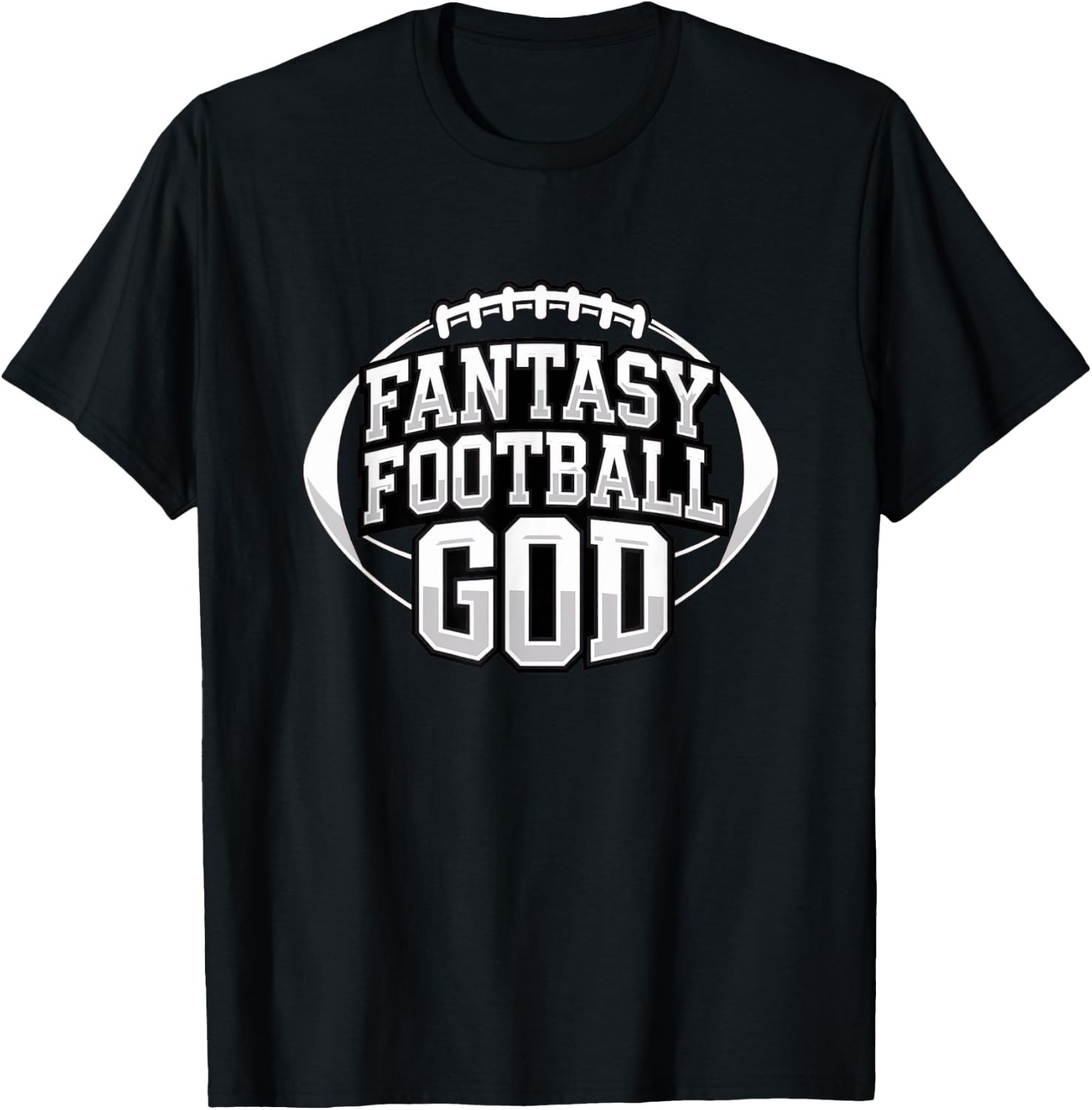 Fantasy Football God - Fantasy Football Winner T-Shirt - T-Shirt | Black