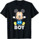 Disney Mickey Mouse It's A Boy Baby Shower T-Shirt - T-Shirt | Black