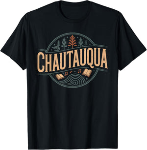 Shirt that Says Chautauqua Simple County Chautauqua T-Shirt - T-Shirt | Black