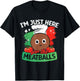 Funny Meatballs Italian Food T-Shirt - T-Shirt | Black