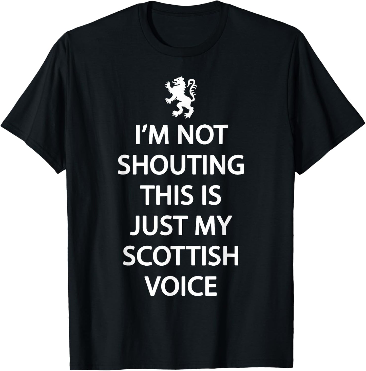 Scottish History Clothing - Rampant Lion Apparel - Scotland T-Shirt - T-Shirt | Black