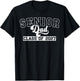 Senior Dad Class of 2027 Dad of 2027 Graduate Father T-Shirt - T-Shirt | Black