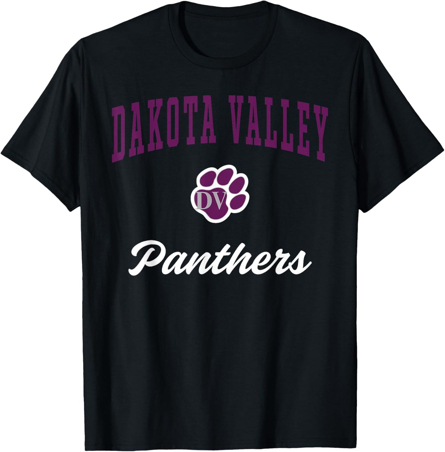 Dakota Valley High School Panthers T-Shirt - T-Shirt | Black
