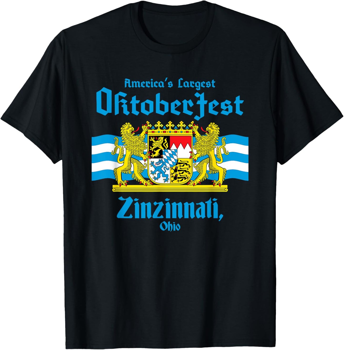 Oktoberfest Zinzinnati T-Shirt - T-Shirt | Black