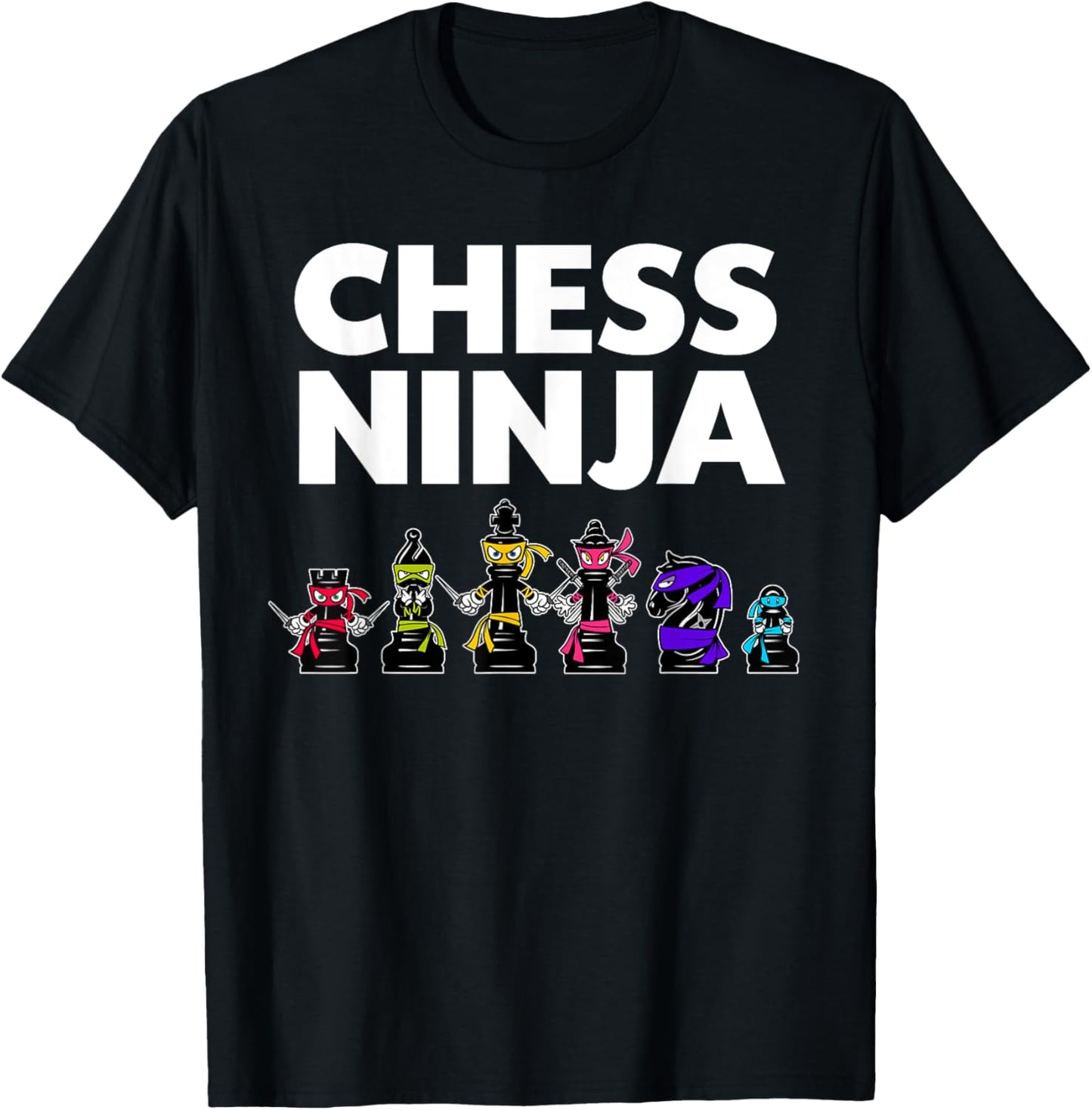 Cool Chess Art for Kids Boys Men Chess Player Chess Lovers Small T-Shirt - T-Shirt | Black