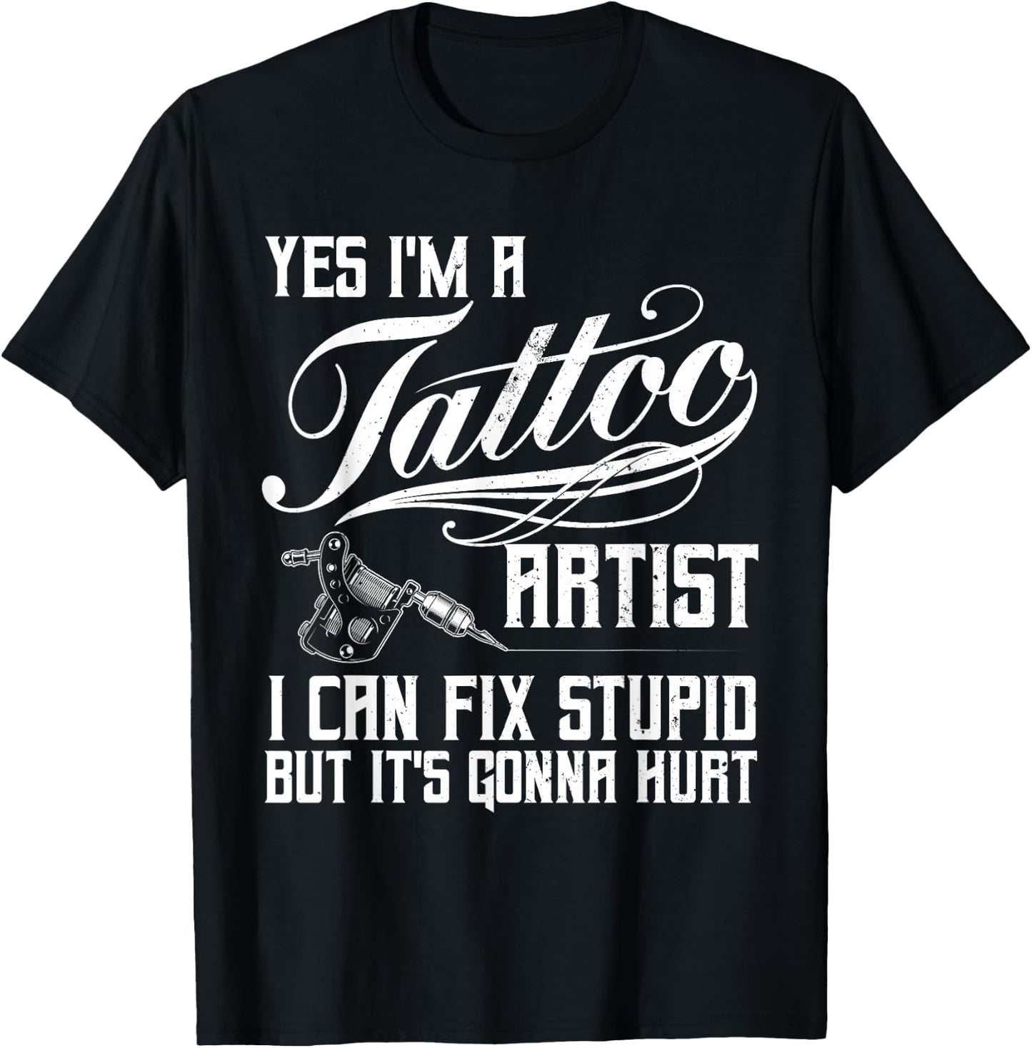 Funny Tattoo Artist Art Women Tattooer Tattoo Artist T-Shirt - T-Shirt | Black