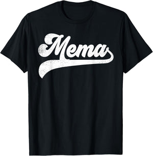 Mema Gifts Mother's Day Mema T-Shirt - T-Shirt | Black