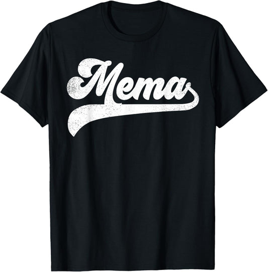 Mema Gifts Mother's Day Mema T-Shirt - T-Shirt | Black
