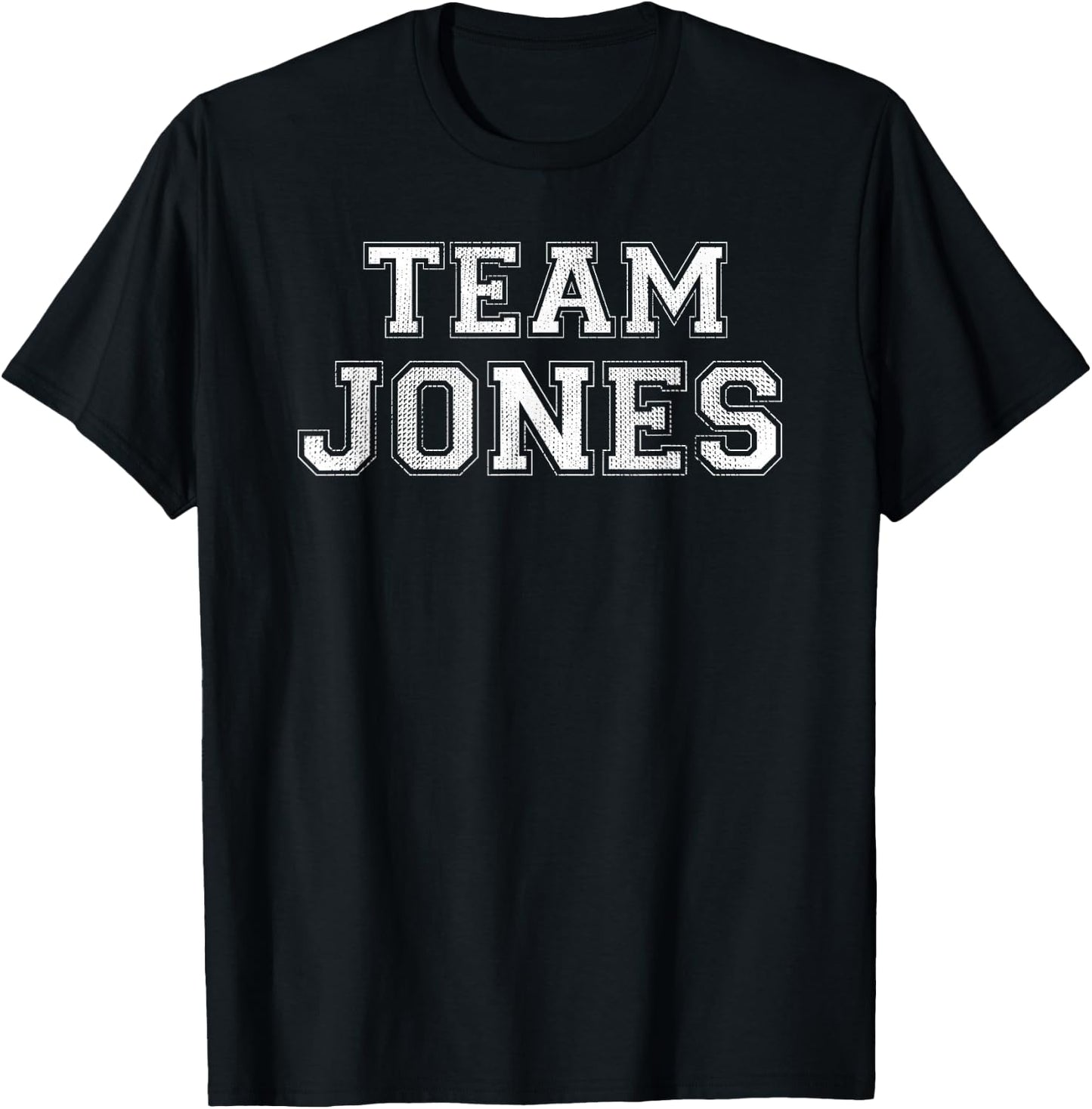 Funny Family Sports Team Jones Last Name Jones T-Shirt - T-Shirt | Black