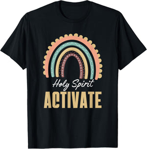 Holy Spirit activates trendy religious Cool Mom Life T-Shirt - T-Shirt | Black
