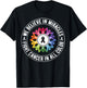 We Believe in Miracles Fight In All Color Support The Cancer T-Shirt - T-Shirt | Black