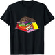 Dachshund Book Reading Lovers Gift Bookworm Girls Teachers T-Shirt - T-Shirt | Black