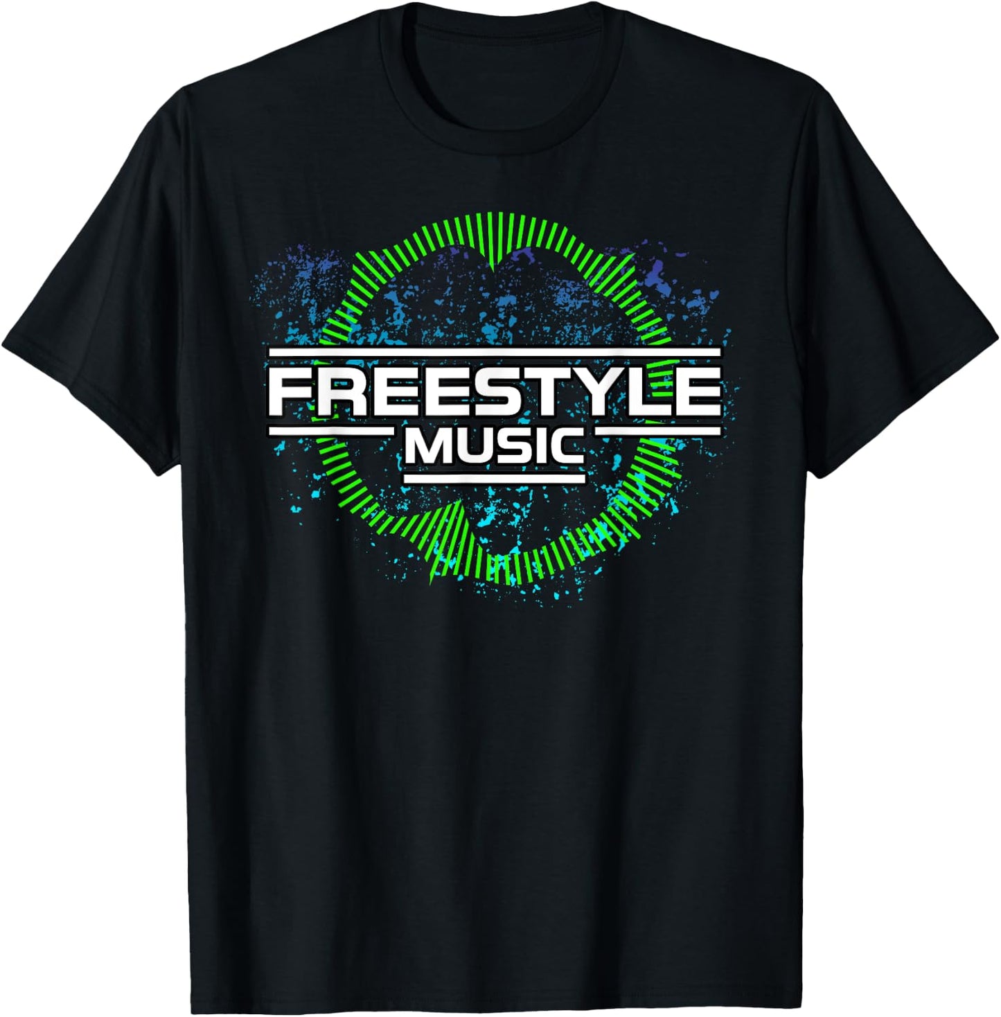 Freestyle Music Dance Electro T-Shirt - T-Shirt | Black