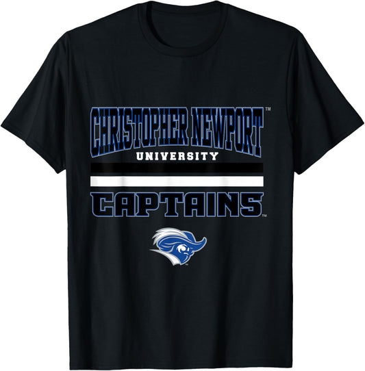 Christopher Newport Captains |NCAA University | VNPCNWP301 T-Shirt - T-Shirt | Black