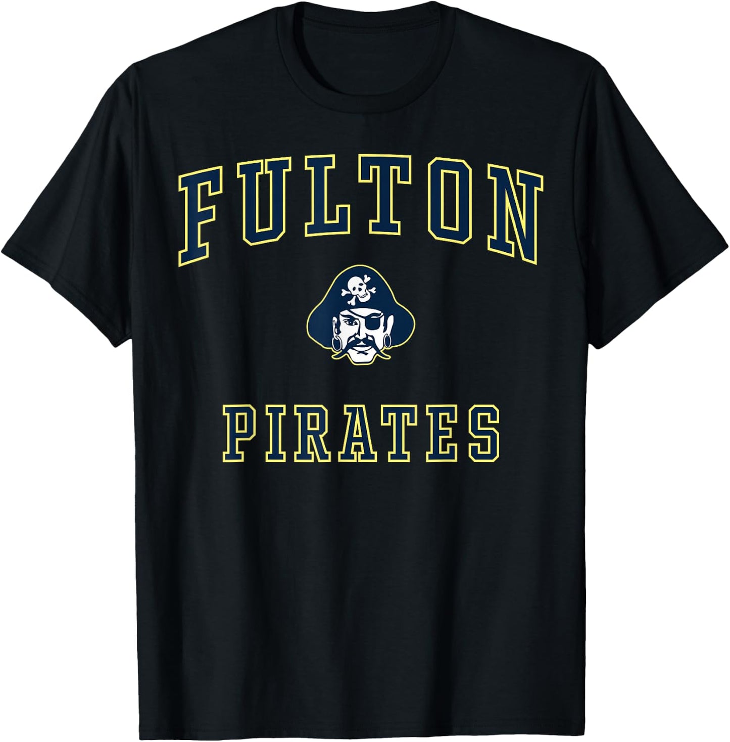 Fulton High School Pirates T-Shirt - T-Shirt | Black
