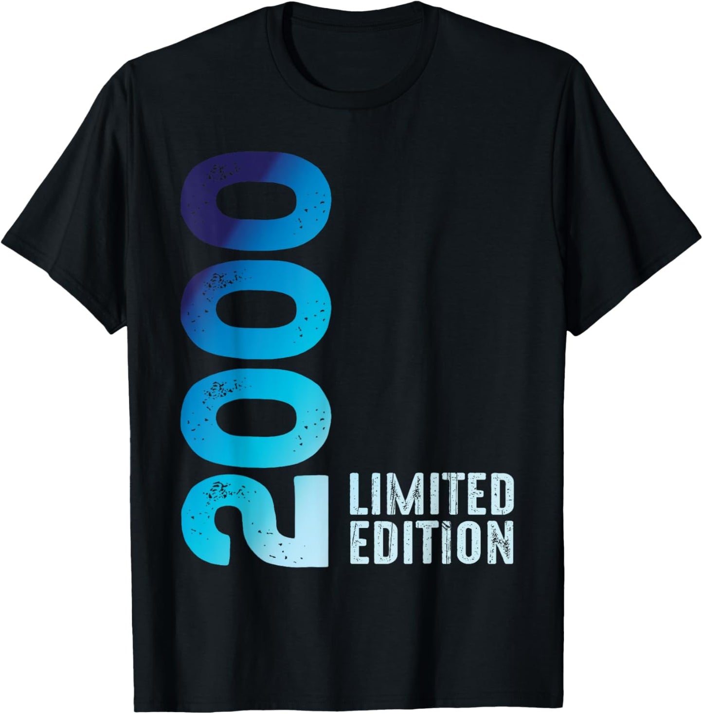 Awesome Year 2000 Vintage Since 2000 Limited Edition 2000 T-Shirt - T-Shirt | Black