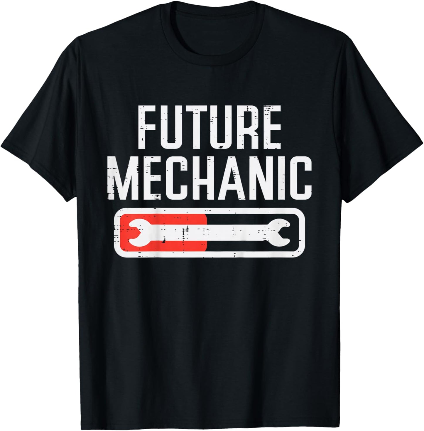 Kids Future Mechanic Car Auto Mechanic Garage Toddler Boys Kids T-Shirt - T-Shirt | Black
