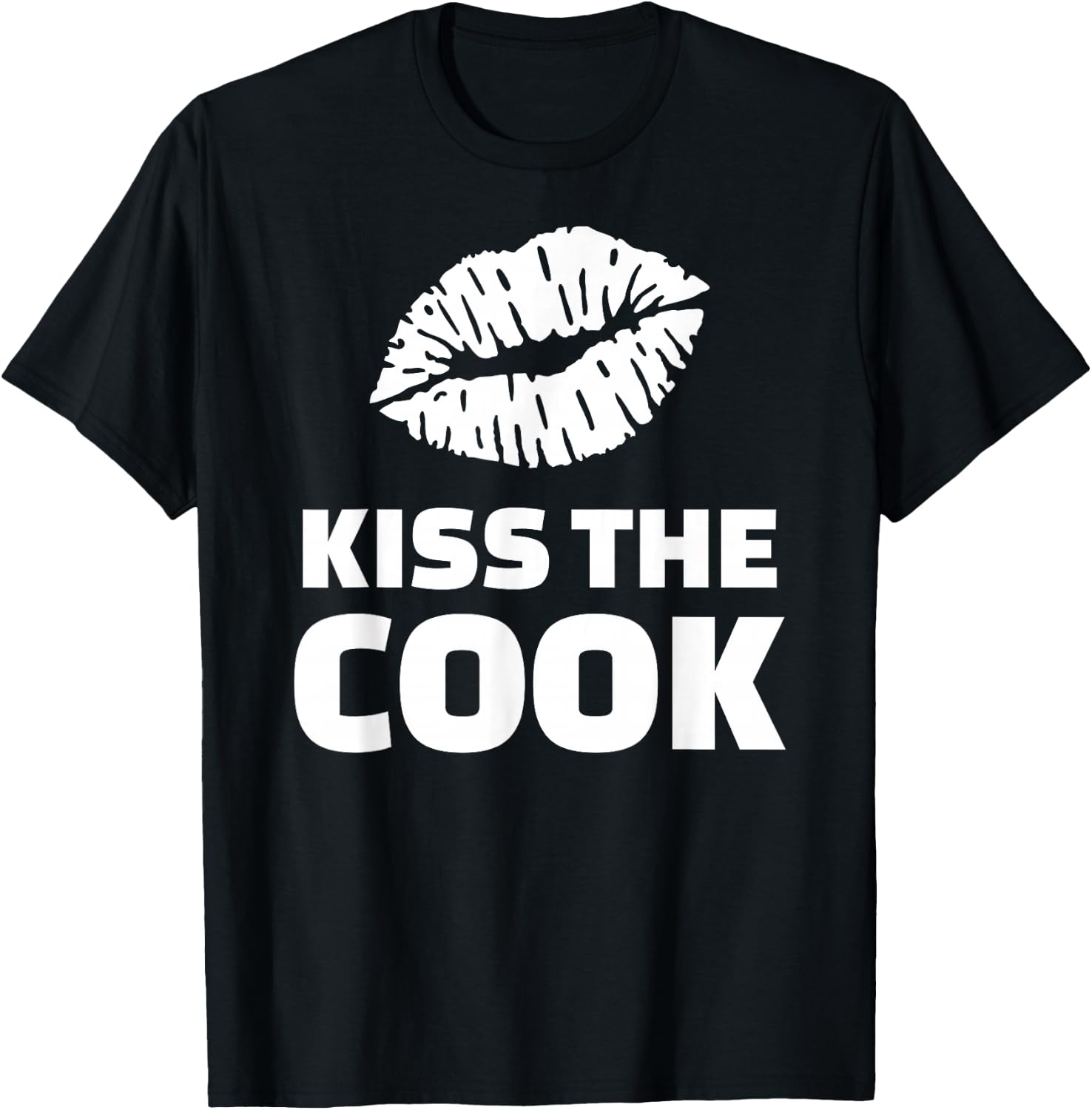 Kiss the cook T-Shirt - T-Shirt | Black