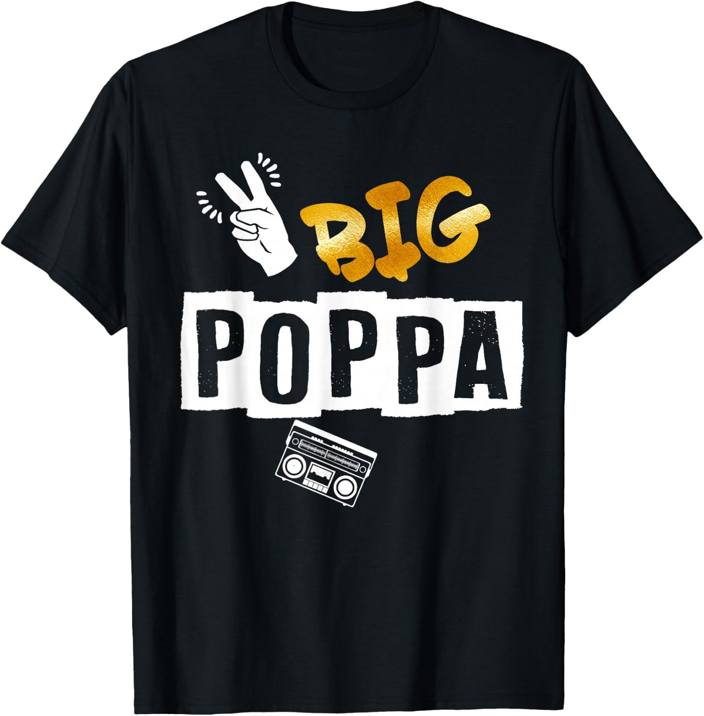 2nd Birthday Hip Hop Theme Two Legit To Quit Outfit T-Shirt - T-Shirt | Black