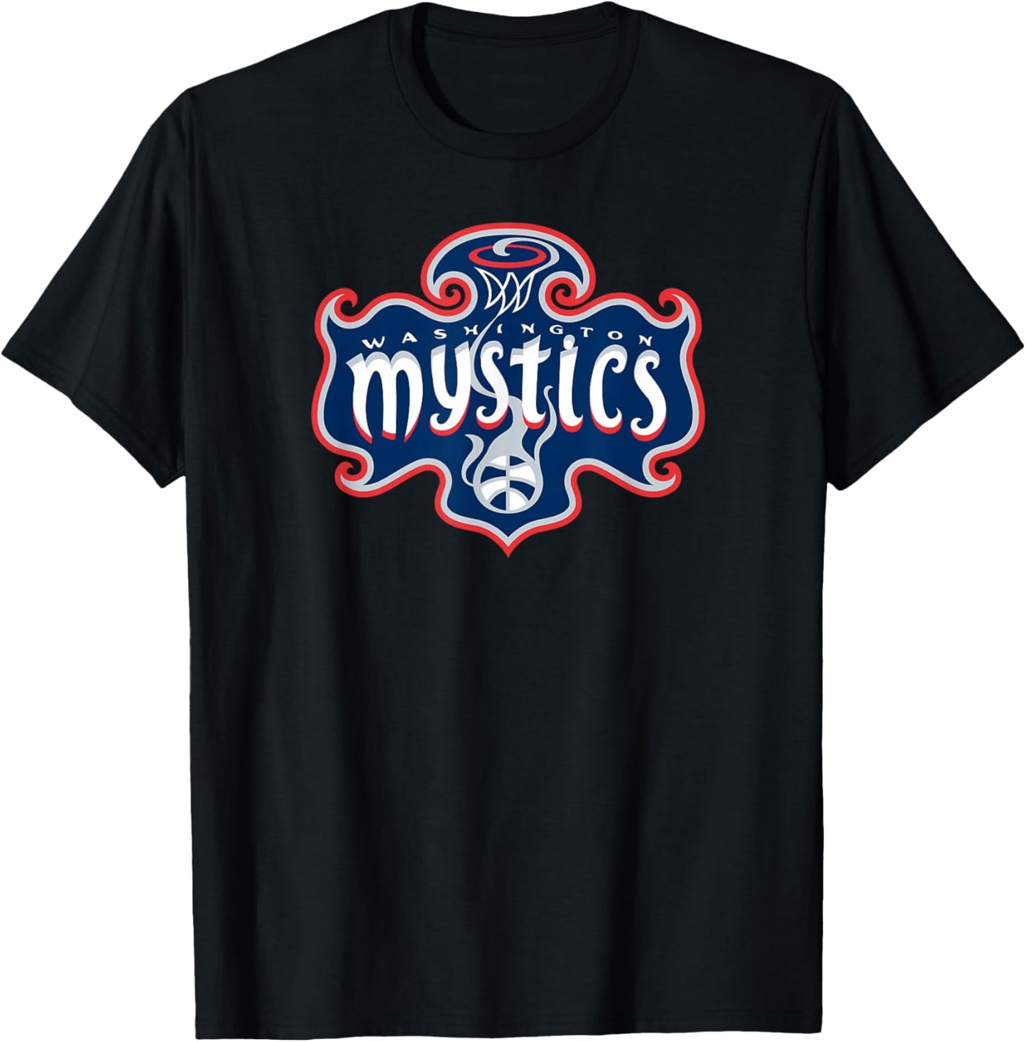 WNBA Washington Mystics Fan Base T-Shirt - T-Shirt | Black
