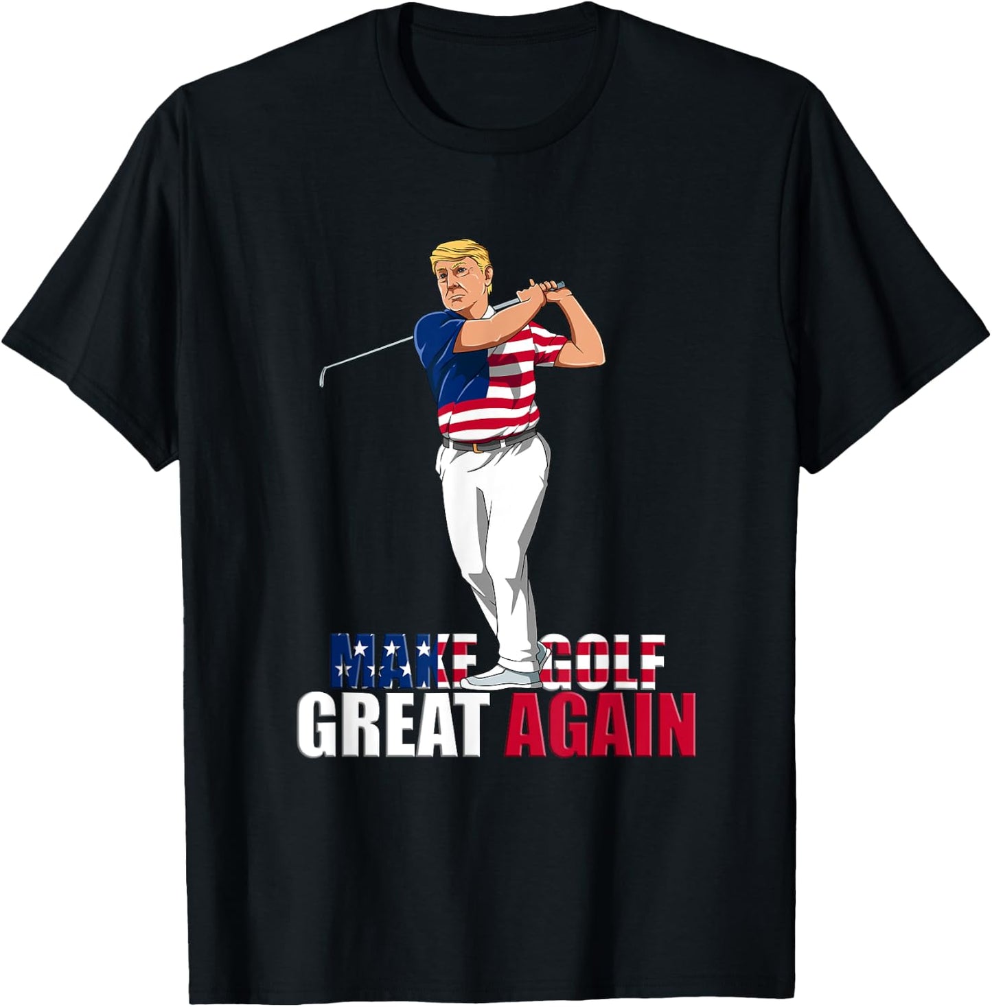 Donald Trump - Funny Golf Gift T-Shirt - T-Shirt | Black