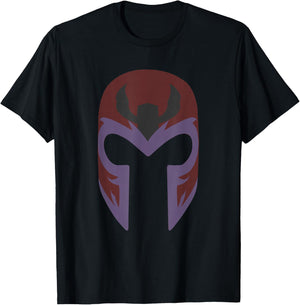 Marvel X-Men Magneto Iconic Helmet Vintage Portrait T-Shirt - T-Shirt | Black