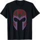 Marvel X-Men Magneto Iconic Helmet Vintage Portrait T-Shirt - T-Shirt | Black