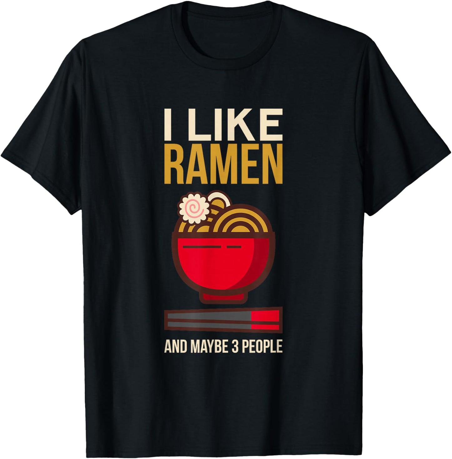 Ramen Kawaii Anime Manga Noodles Ichiran Samyang Ramen T-Shirt - T-Shirt | Black