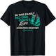 Addiction Recovery Awareness Month Gloves Ribbon T-Shirt - T-Shirt | Black