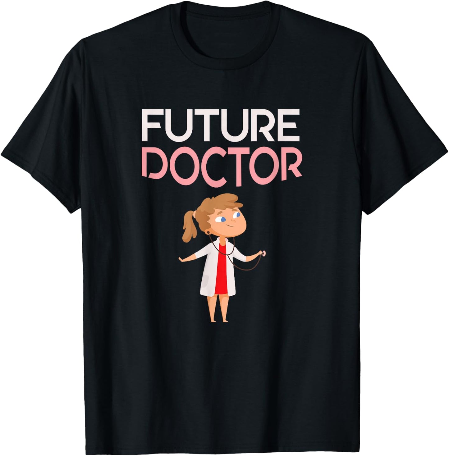 Future Doctor for Kids Funny Medical Gift T-Shirt - T-Shirt | Black
