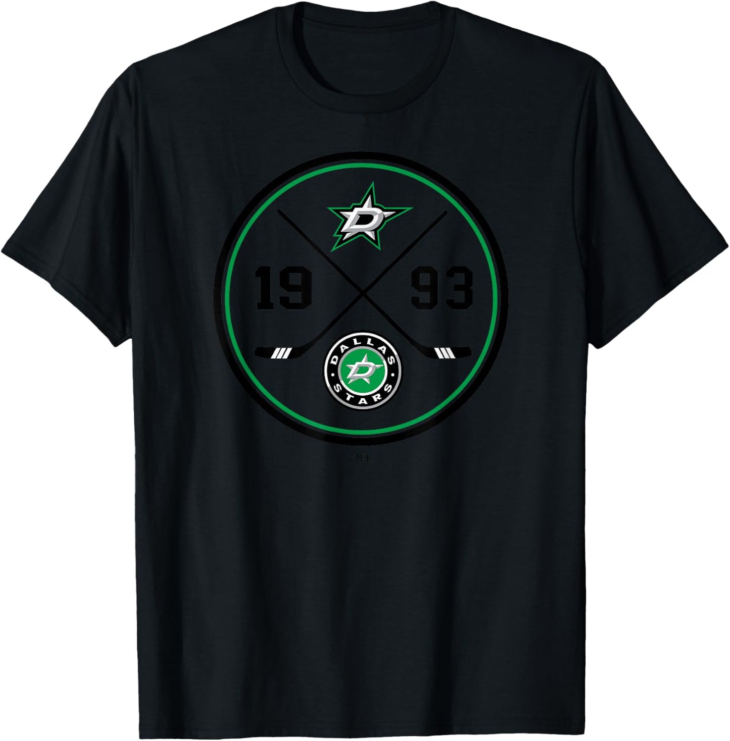 Dallas Stars Prize White Officially Licensed T-Shirt - T-Shirt | Black