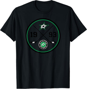 Dallas Stars Prize White Officially Licensed T-Shirt - T-Shirt | Black
