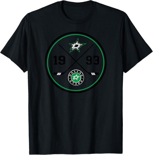 Dallas Stars Prize White Officially Licensed T-Shirt - T-Shirt | Black