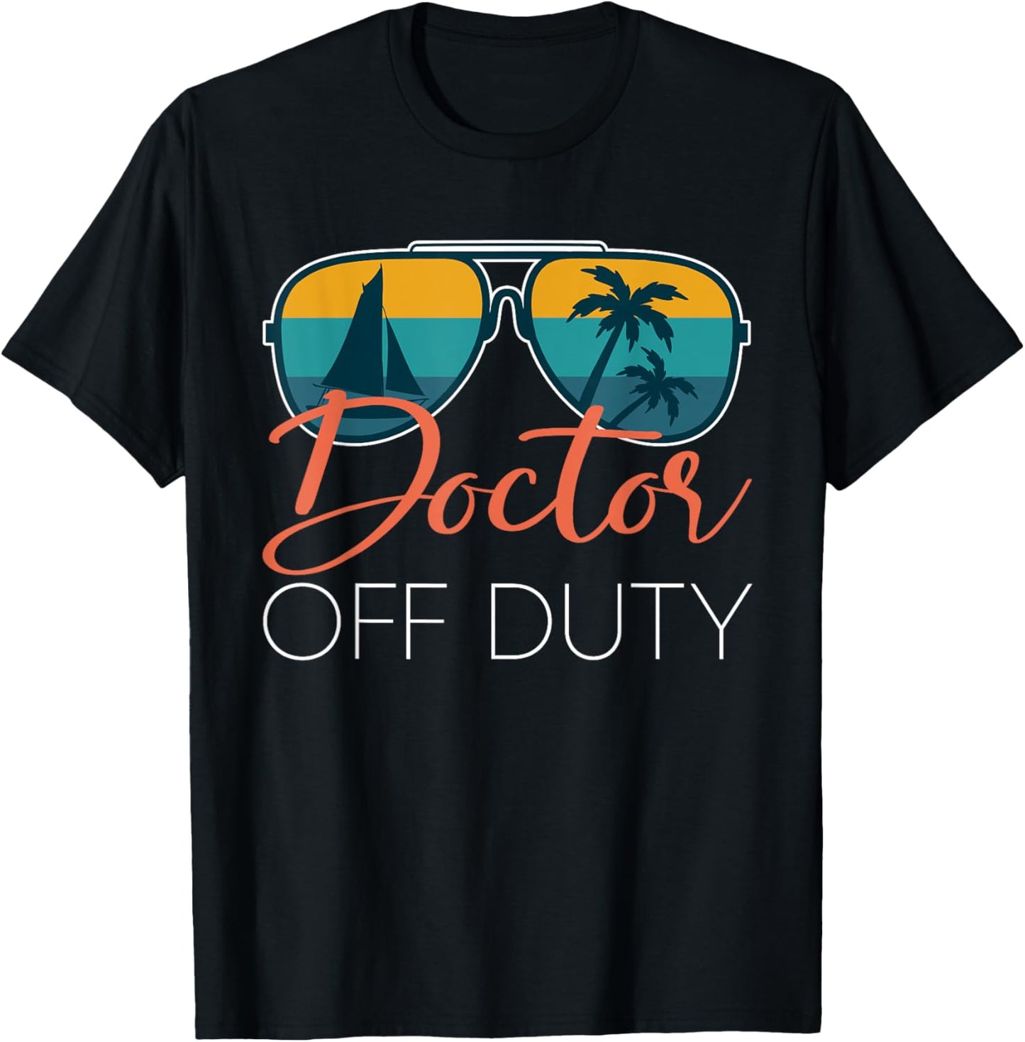 Doctor Off Duty Shirt Doctor Off Duty Medic Student T-Shirt - T-Shirt | Black