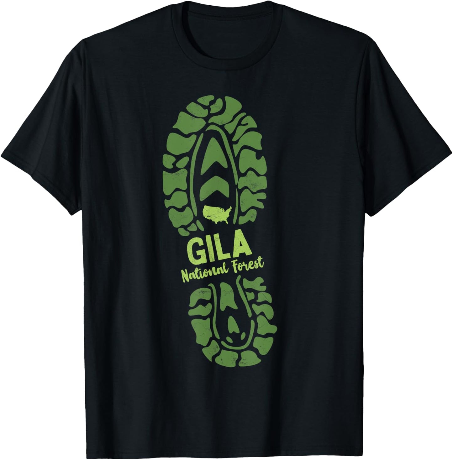 Gila National Forest New Mexico NM Wilderness Vacation T-Shirt - T-Shirt | Black