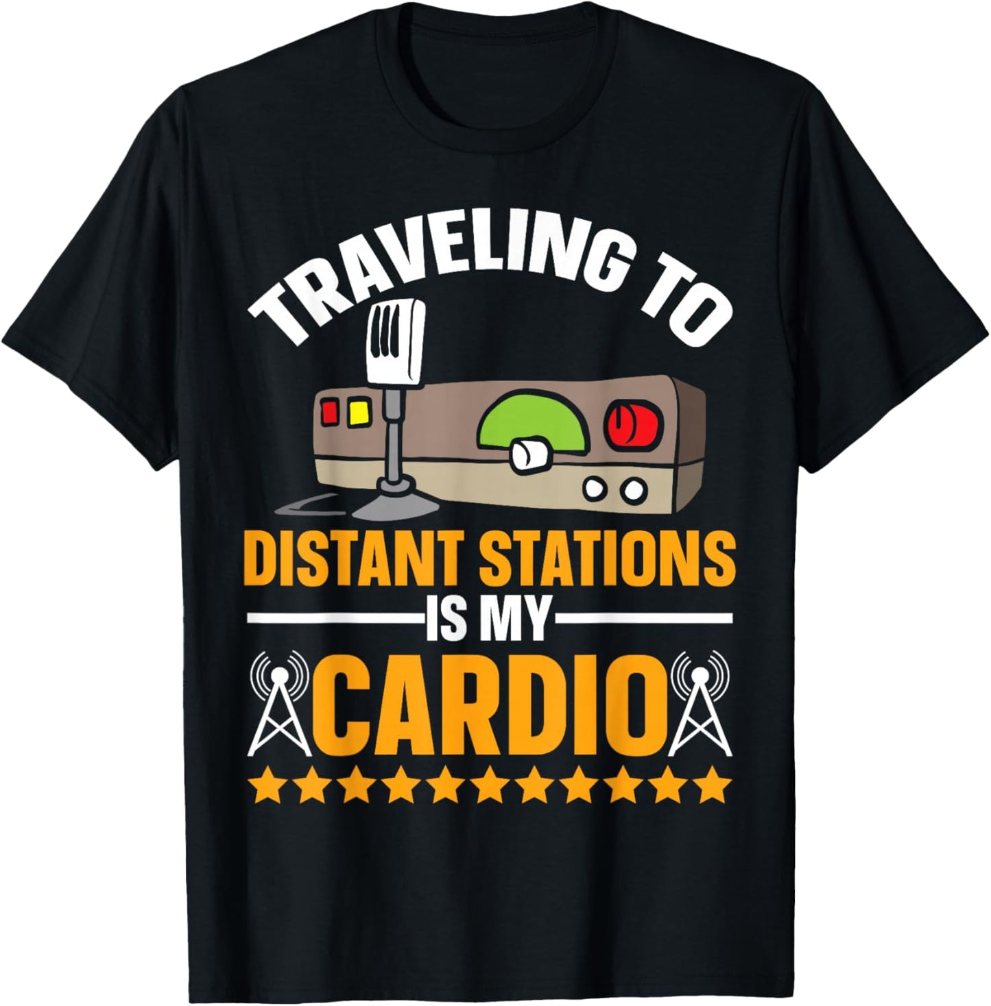 Ham Radio - Amateur Radio and Ham Radio Operator T-Shirt - T-Shirt | Black
