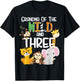 Grandma of the Wild and 3 Zoo Theme Birthday Safari Jungle T-Shirt - T-Shirt | Black