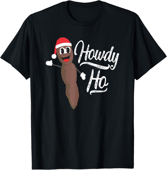 South Park Mr. Hankey Howdy Ho Christmas T-Shirt - T-Shirt | Black