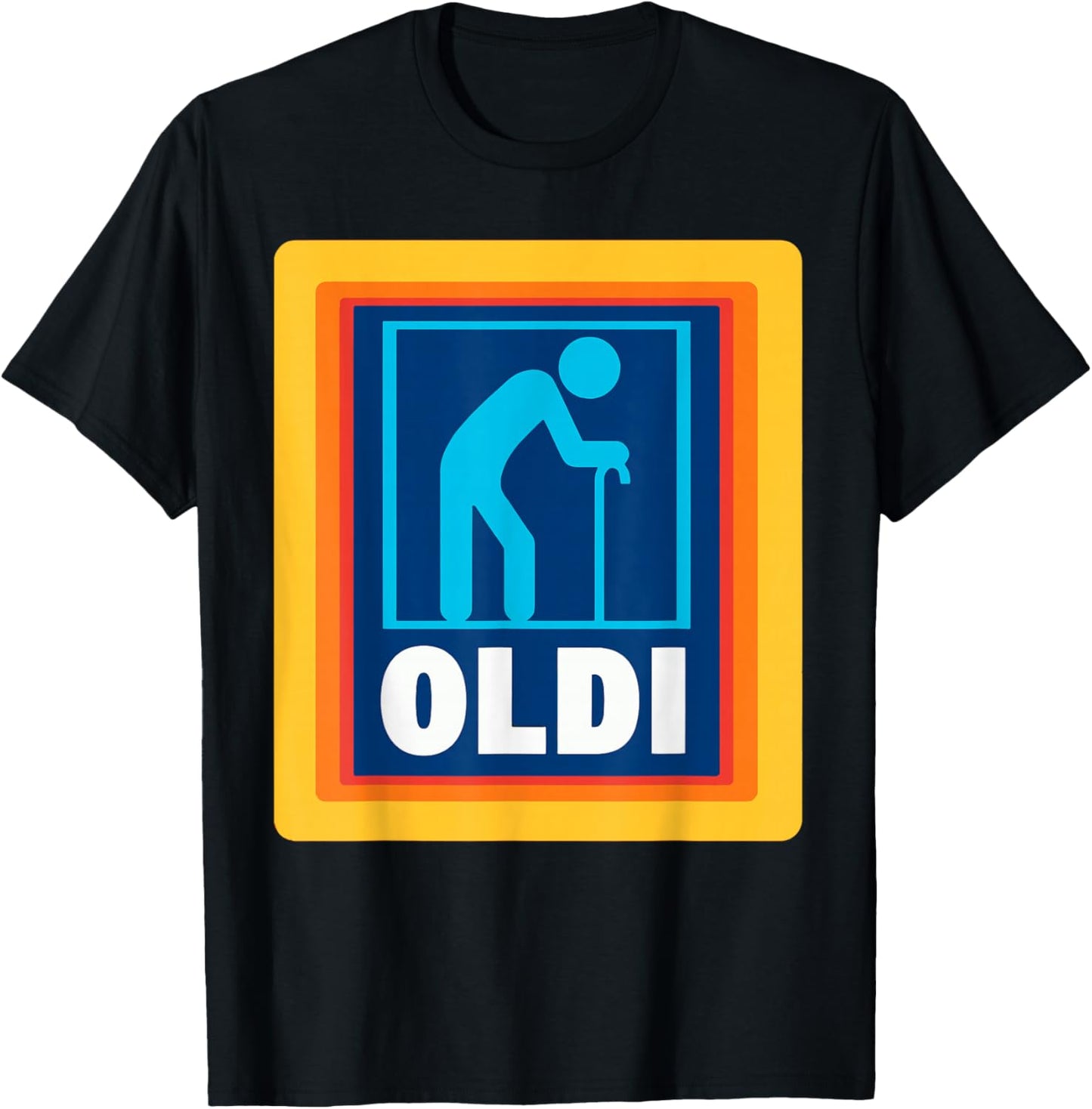 Funny OLDI Shirt -Adults Black Halloween Small T-Shirt - T-Shirt | Black