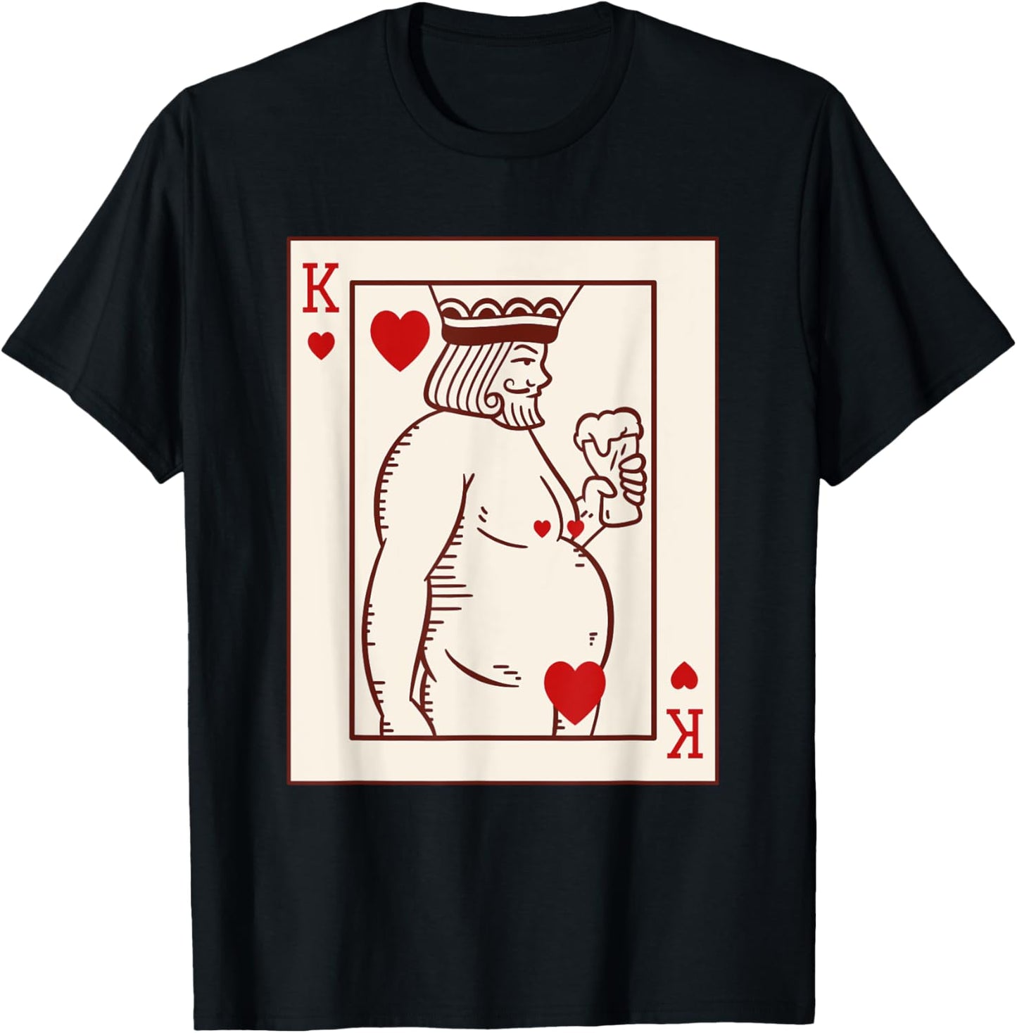 Card Shark We're Kings T-Shirt - T-Shirt | Black