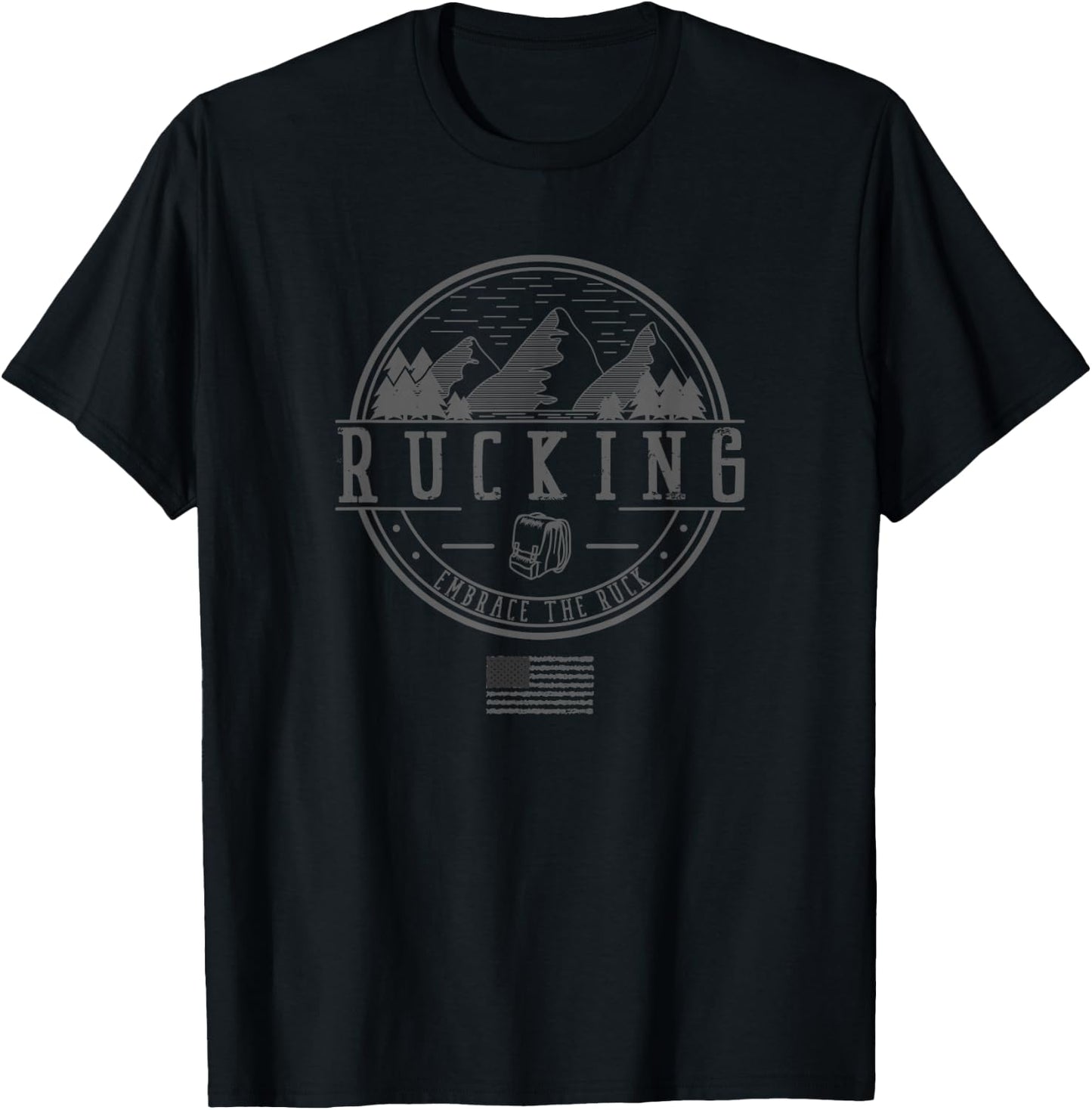 The Rucking Backpack Rucking Ruck Team or Club T-Shirt - T-Shirt | Black