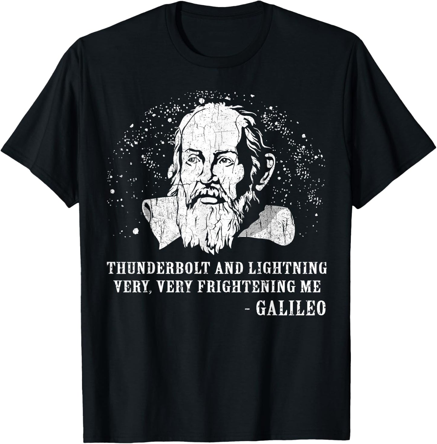 Thunderbolt and Lightning Galileo Retro Very Frightening Me T-Shirt - T-Shirt | Black