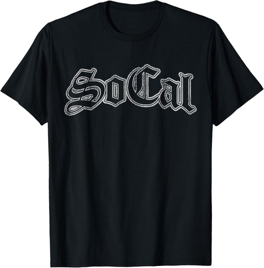 Vintage So Cal Southern California SoCal T-Shirt - T-Shirt | Black