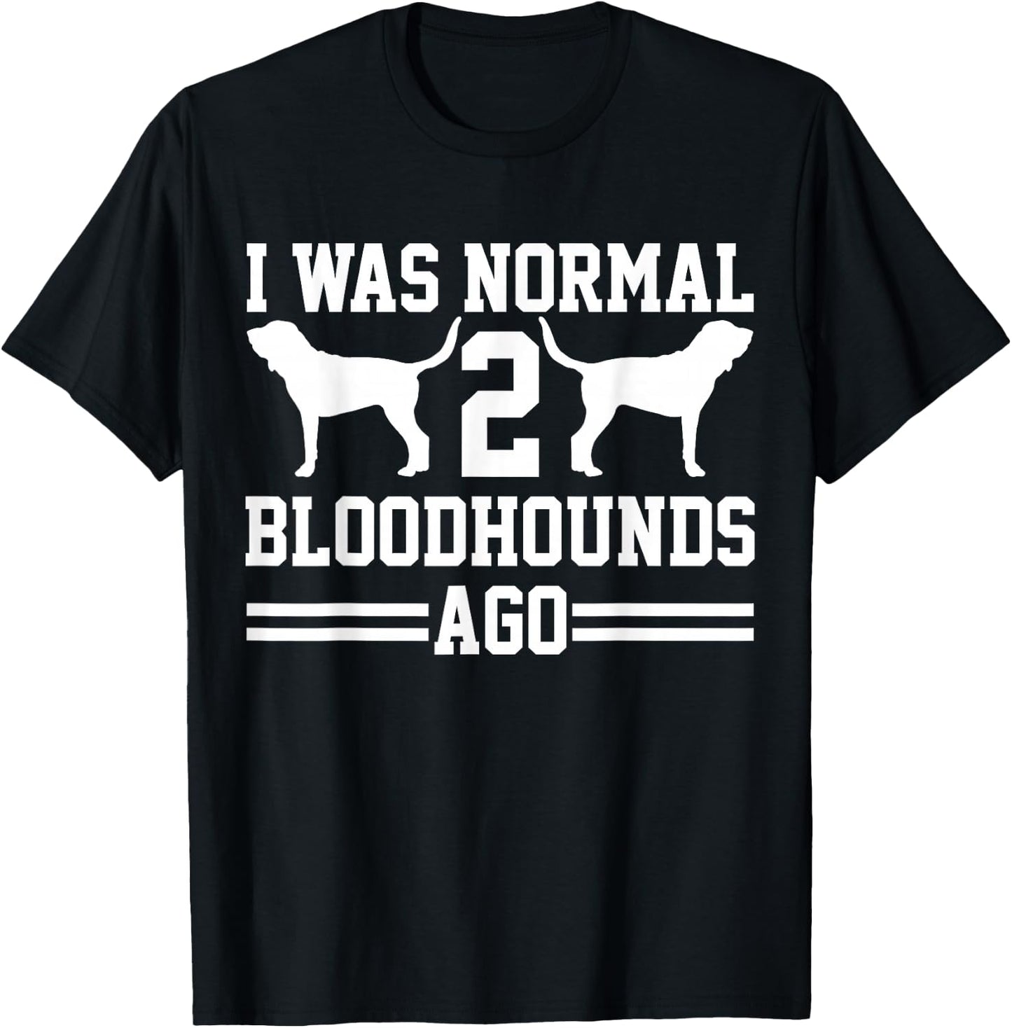 Bloodhound Owner Gifts Women's -Kids Classic Fit Black Cotton Polyester Blend T-Shirt - T-Shirt | Black