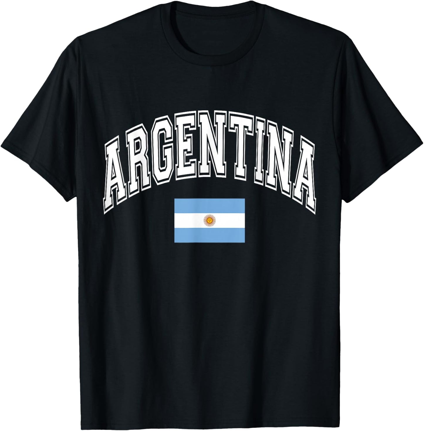 Argentina Argentinian Flag T-Shirt - T-Shirt | Black