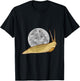 Snail Disco Ball Funny Crystal Shell Animal Lover Gift T-Shirt - T-Shirt | Black