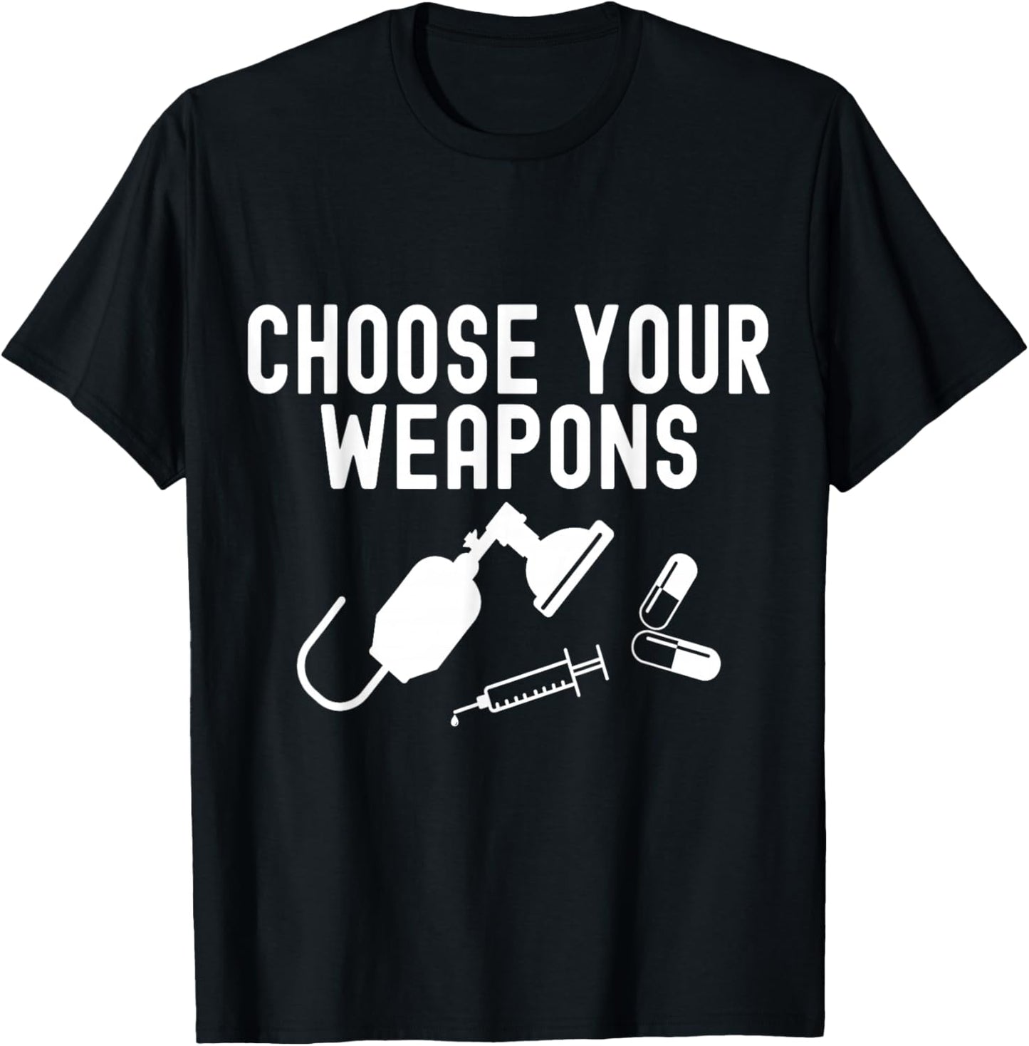 Funny Anesthesia Tech Anesthesiologist T-Shirt - T-Shirt | Black